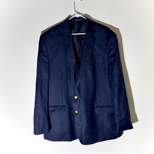 Lauren Ralph Lauren 100% Wool Navy Blazer | Men’s Classic Fit 40R